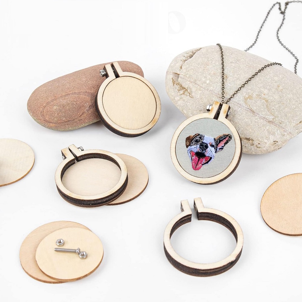 10ชิ้นห่วงเล็กสำหรับปักลายแหวน - Wood Ring Blank บทวิจารณ์และราคา