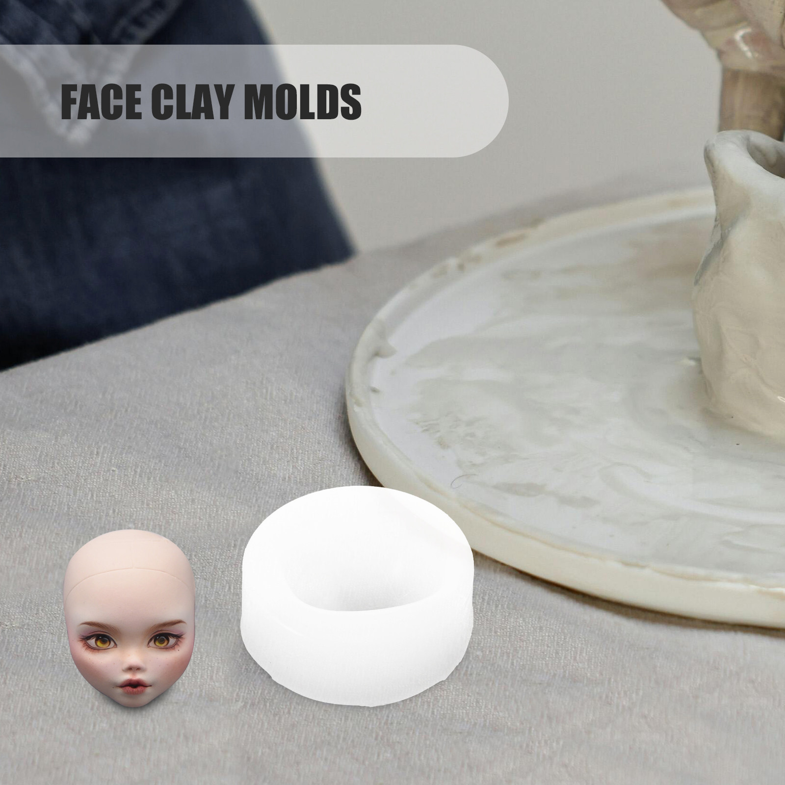แม่พิมพ์ซิลิโคนรูปหน้าคน สำหรั - Crafting Resin บทวิจารณ์และราคา