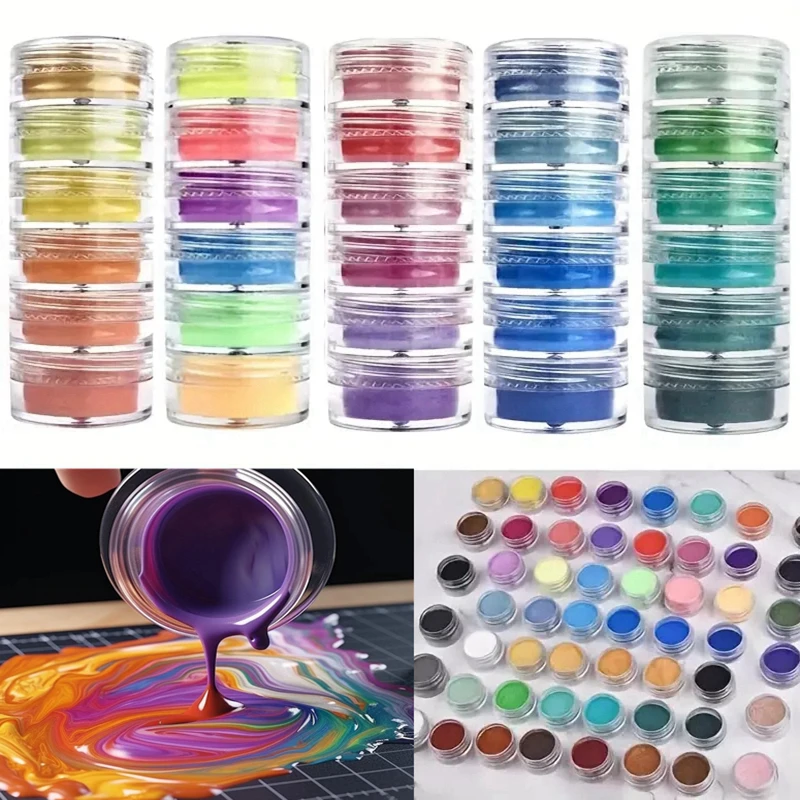 6 ชิ้น ผงมิคาแร่เรซินอีพ็อกซี่ - Resin Glitter Pack บทวิจารณ์และราคา