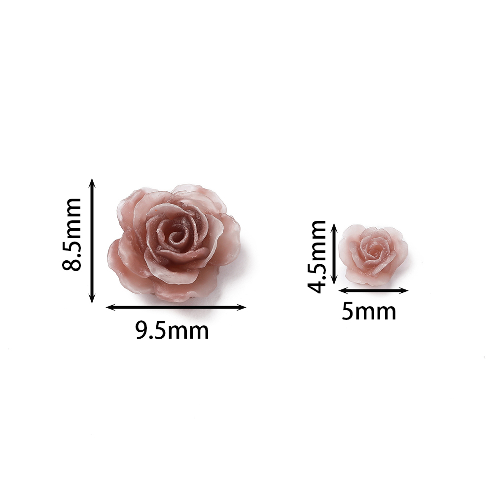 ชาร์มตกแต่งเล็บเรซิ่นรูปดอกไม้ - Resin Craft Ideas บทวิจารณ์และราคา
